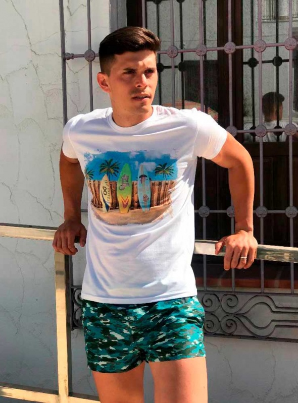 CAMISETA REVOLUTION SURF VERDE